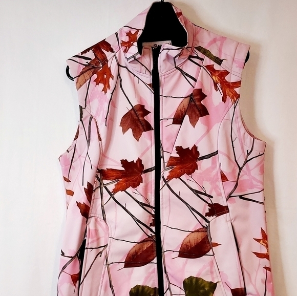 WFS  BURLEY GIRL pink camo hunting vest - Picture 3 of 13